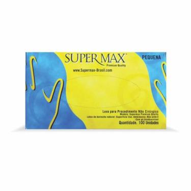 Imagem de Luva De Procedimento Látex P (C/100 Und) - Supermax - Super Max