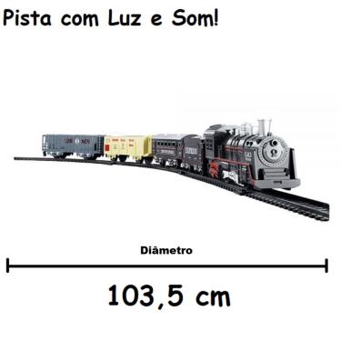 Imagem de Pista Trem Locomotiva Dmt5750 - Dm Toys