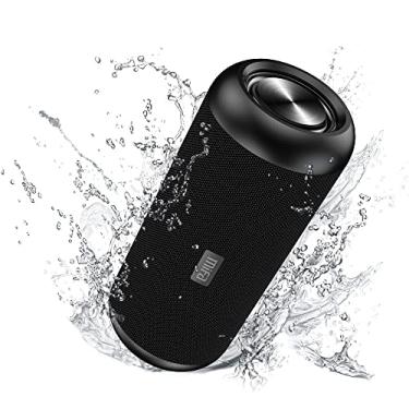 Imagem de MIFA A8 Caixas de Som Portáteis Bluetooth, Alto-falante portátil IPX7 à prova d'água, 30W Bass, Emparelhamento estéreo sem fio, Mic embutido, Suporte Micro SD, AUX-in, micro-USB Charing, Preto