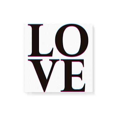 Imagem de Arte Maníacos Quadro Decorativo em Tela Canvas Love - 50x50cm
