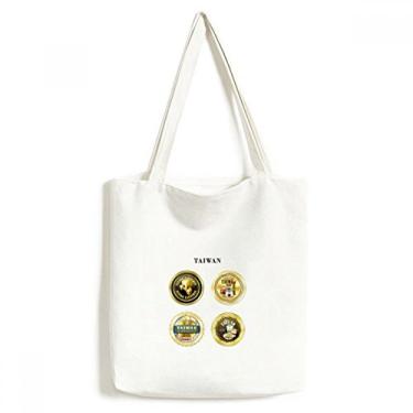 Imagem de Logotipo Taiwan possui bolsa de viagem de lona, bolsa de compras, bolsa casual