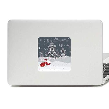 Imagem de Adesivo de Natal Papai Noel, floco de neve, árvore de vinil, paster, laptop, decoração de policarbonato