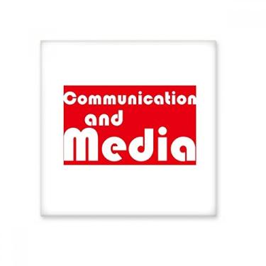 Imagem de Major Communication and Media Azulejo de cerâmica vermelho brilhante decalque pedra adornada tijolo vitrificado