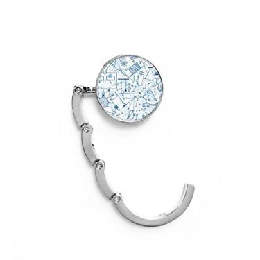 Imagem de Blue Physical Eletromagnético Tabela de Mecânica com Gancho de Mesa e Fecho Decorativo Dobrável Cabide