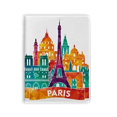 Imagem de Castelo Paris França Torre Eiffel Caderno Diário capa macia Diário
