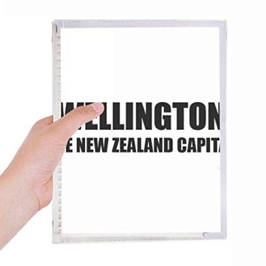 Imagem de Caderno Wellington The New Zealand Capital Notebook Folhas Soltas Diário de Papelaria Recarregável
