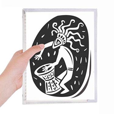 Imagem de Caderno abstrato do antigo Egito Faraó Caderno Folhas Soltas Diário Recarregável Diário Papelaria