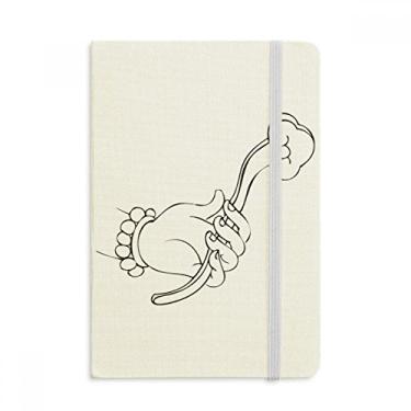 Imagem de Caderno com estampa de desenho Culture and Ruyi Line oficial de tecido rígido diário clássico