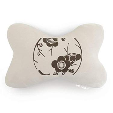 Imagem de DIYthinker Almofada de apoio de cabeça para decoração de pescoço com acabamento de carro Sakura da Japan Culture