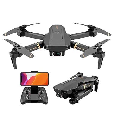 Imagem de Drone XINKEJI XII Dobrável com Câmera 4K HD, Vôo de 3 Níveis, Transmissão FPV, GPS Auto Return & Follow Me, Preto, Iniciante