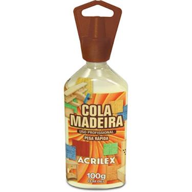 Imagem de Cola para Madeira x 3 Unidades, Acrilex 225100000, Multicor, 100 g