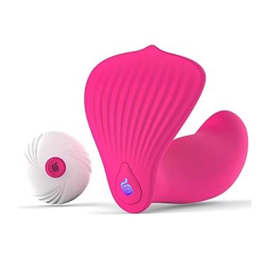 Imagem de Vibrador Brinquedos Sexuais Ponto G Estimulador Clitóris 10 Modos Controle Remoto Sem Fio Zatla Shop (Vermelho)