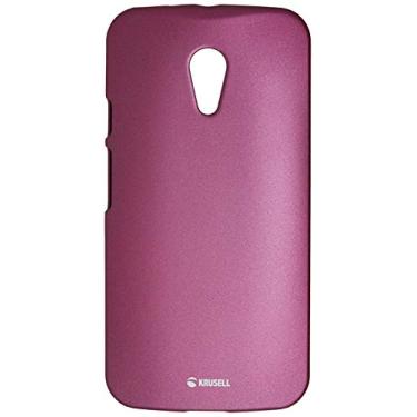 Imagem de Capa Protetora Colorcover Metálica Moto G 2 Geração, Krusell, Capa com Proteção Completa (Carcaça+Tela), Rosa