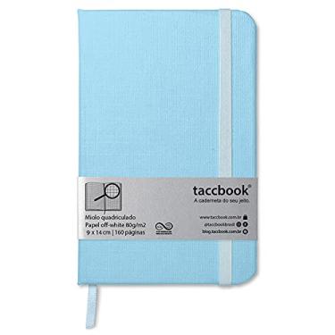 Imagem de Caderneta Quadriculada taccbook® Azul (pastel) 9x14 Ríg.