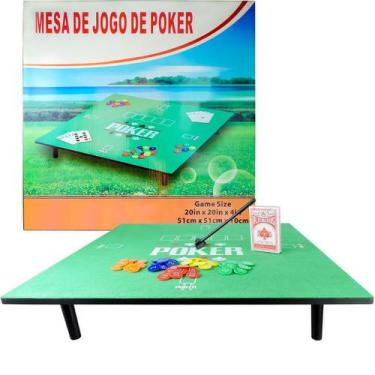 Imagem de Mini Mesa De Carteado De Jogo De Poker - Brilho De Diamante Importaçõe