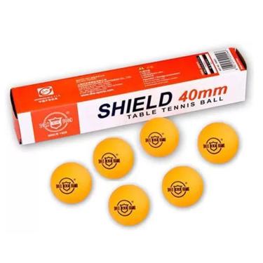 Imagem de Bola De Tenis De Mesa 40mm Com 6 Unidades Shield Brand-Unissex