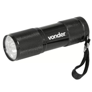 Imagem de Lanterna Alumínio 9 Leds Pilha Camping Residências