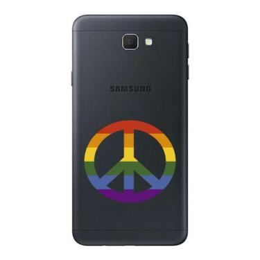 Imagem de Capa Case Capinha Samsung Galaxy  J7 Prime Arco Iris Paz - Showcase