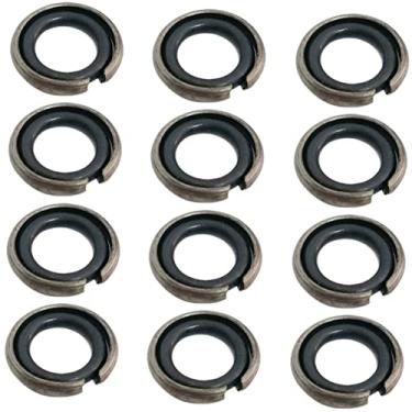 Imagem de Veemoon 12 Conjuntos Anel De Chave De Fenda Chave De Impacto Elétrica Anel De Chaves Retentor De Soquete Com O-ring Tomada De Carregamento Bigorna Chave Elétrica Apêndice Cobrar Borracha