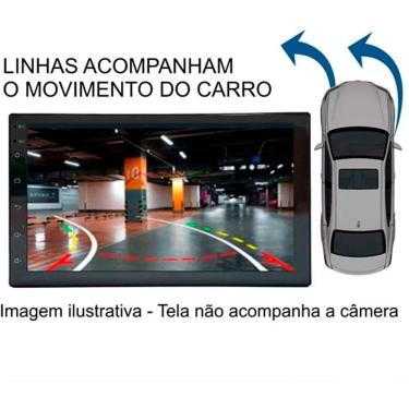 Imagem de Camera De Ré Roadstar Dinâmica Tipo Borboleta - RS203BR