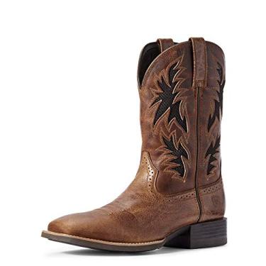 Imagem de Ariat Bota masculina esportiva VentTEK Western, Bronzeado escuro/bege em dois tons, 10.5 Wide