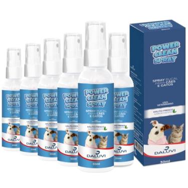 Imagem de Kit 6 Power Clean Spray Para Cães e Gatos