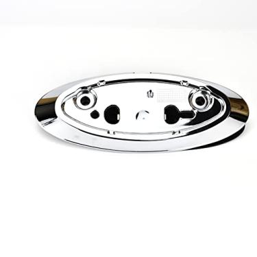Imagem de Pifipour Moldura e emblema para câmera traseira L3Z-19H511-A para F250 F350 Ford F150 2009-2014 com cor cromada AL3Z19H511A