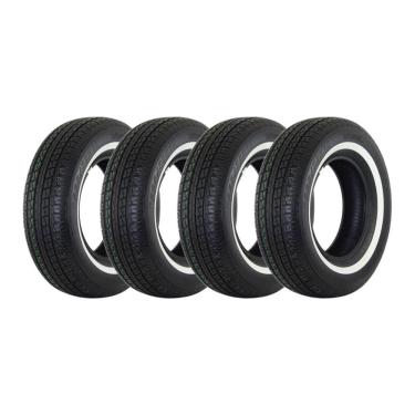 Imagem de Kit 4 Pneus Aplus Aro 15 235/75R15 A868 Faixa Branca 105S