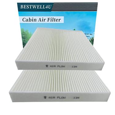 Imagem de Pacote com 2 filtros de ar de cabine branca para Accord, Civic, CRV, Odyssey, Pilot, Ridgeline, Passport, Substituição para 80292-SDA-A01,80292-SEC-A01