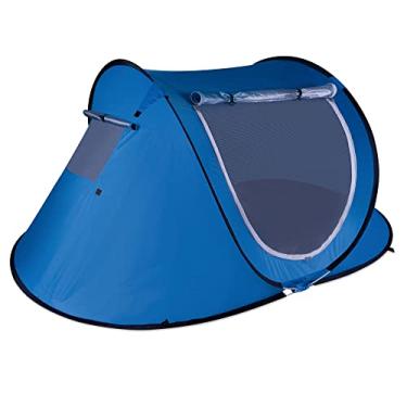 Imagem de Zento Best Tenda de praia pop-up TA17 – Cabana portátil instantânea automática – Camping fácil de montar à prova de vento, à prova d'água, dossel – abrigo para guarda-sol para 3-4 pessoas com proteção