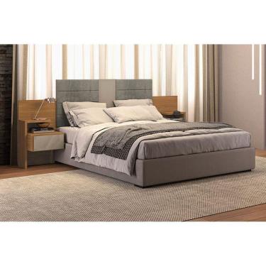 Imagem de Cabeceira Casal/queen 2 Mesas de Apoio G290 Canela