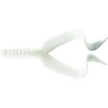 Imagem de Mister Twister 10 cm de cauda dupla, branco, preto, tamanho único (DT10-1)