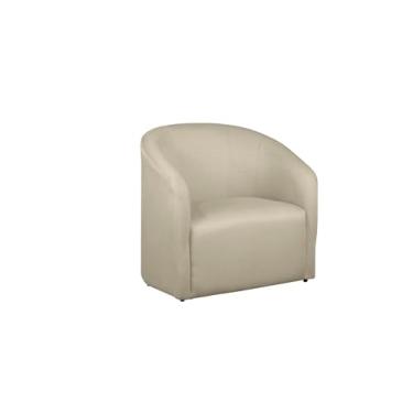 Imagem de Poltrona Lara Decorativa Luxo Sala de Estar Recepção Tecido Linho - Estopar