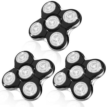 Imagem de Cabeças de barbear Balder Pro para barbeador elétrico Remington Balder Pro modelo XR7000/XR1500/XR1501 para homens carecas, pacote com 3