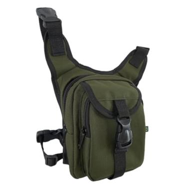 Imagem de Pochete de Perna Militar Tático Bolsa Unissex Para Coxa Cintura Transversal Grande Motoboy Camping Pescaria ART MANIA (Verde)