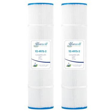 Imagem de Yoozell Cartucho de filtro de spa C-4975 substitui Unicel C4975, PRB75, Rainbow RTL-75, Filbur FC-2395, 25390, R173435, 17-2632, Darlly 40751, filtro de banheira de hidromassagem de 75 m², pacote com