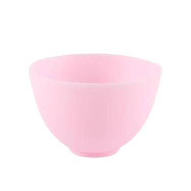 Imagem de Elitzia ETBWP001P máscara ferramentas silicone ajustar película máscara tigela salão de beleza pó suprimentos necessários cor rosa 4 opções de tamanho (7,5 ×5)
