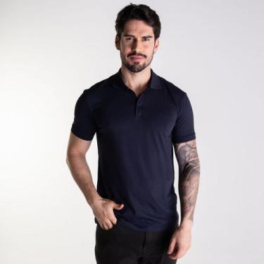 Imagem de Camisa Polo Ellus Algodão Pima Classic Marinho