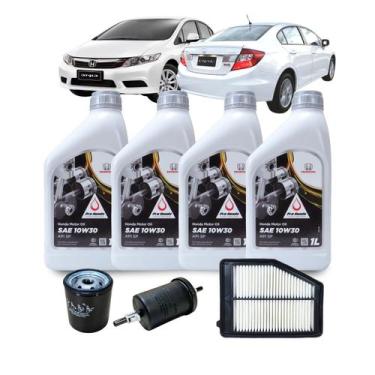 Imagem de Kit Troca de Óleo Civic Flex 1.8 16v 2012-2013 G9 - HONDA