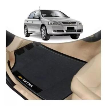 Imagem de Kit 4 Tapete De Carro Astra Gm Bordado Personalizado Símbolo - LM MAGA