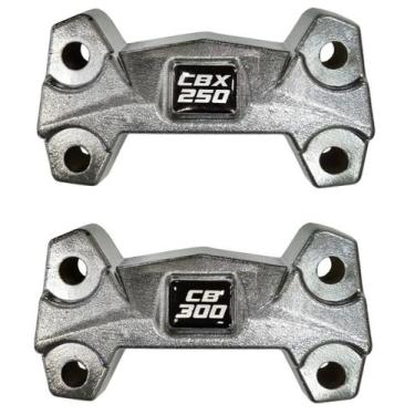 Imagem de Mesa Superior Guidão Trava Cromado Cbx 250 Twister Até 2008 - MMB