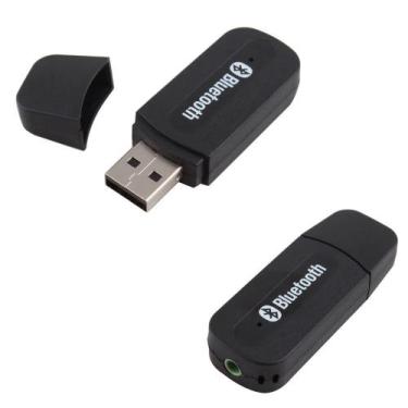 Imagem de Adaptador Bluetooth Receptor Wireless Usb Musica Carro P2 - Exbom