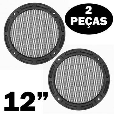 Imagem de Kit 2 Unidades Tela Arlem 12 Polegadas Som Automotivo Arame - Permak