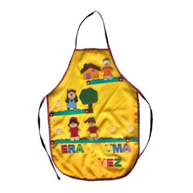 Imagem de Avental Contação De História - Criativa Educativos, AMARELO/ CHAPEUZIN