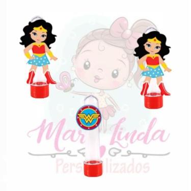 Imagem de Tubete personalizado mulher maravilha - marilinda