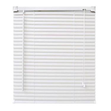 Imagem de Persiana Horizontal Pvc 25mm Branca 80 (L) X 220 (A) Cortina Completa 