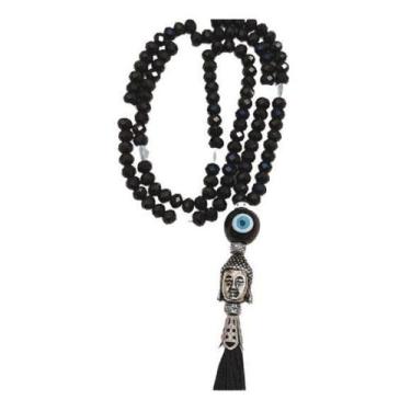 Imagem de Japamala Rosário Equilibrio Proteção - Meru Buda Olho Grego - Encanto 