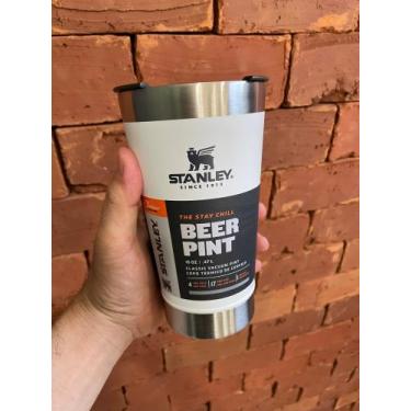 Imagem de Copo térmico da Stanley C/ tampa 473 ml Branco