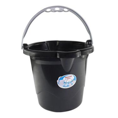 Imagem de Balde 8,5 Litros Preto com Alça - Fullcommerce