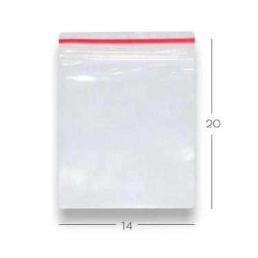 Imagem de Saco ZipLock Hermético Abre Fecha Freezer N7 14x20 100un - TALGE